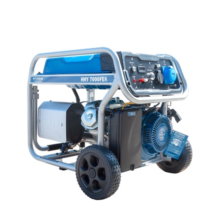 Gerador Elétrico Gasolina Monofásico Hyundai HY7000FEK