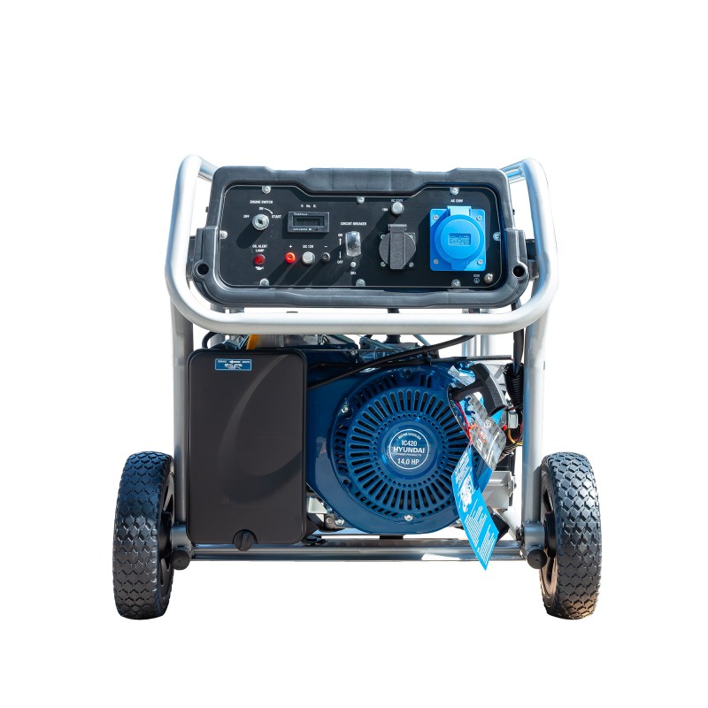 Gerador Elétrico Gasolina Monofásico Hyundai HY7000FEK